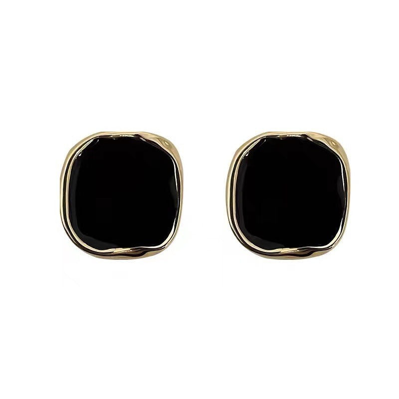 Geometric Square Stud Earrings