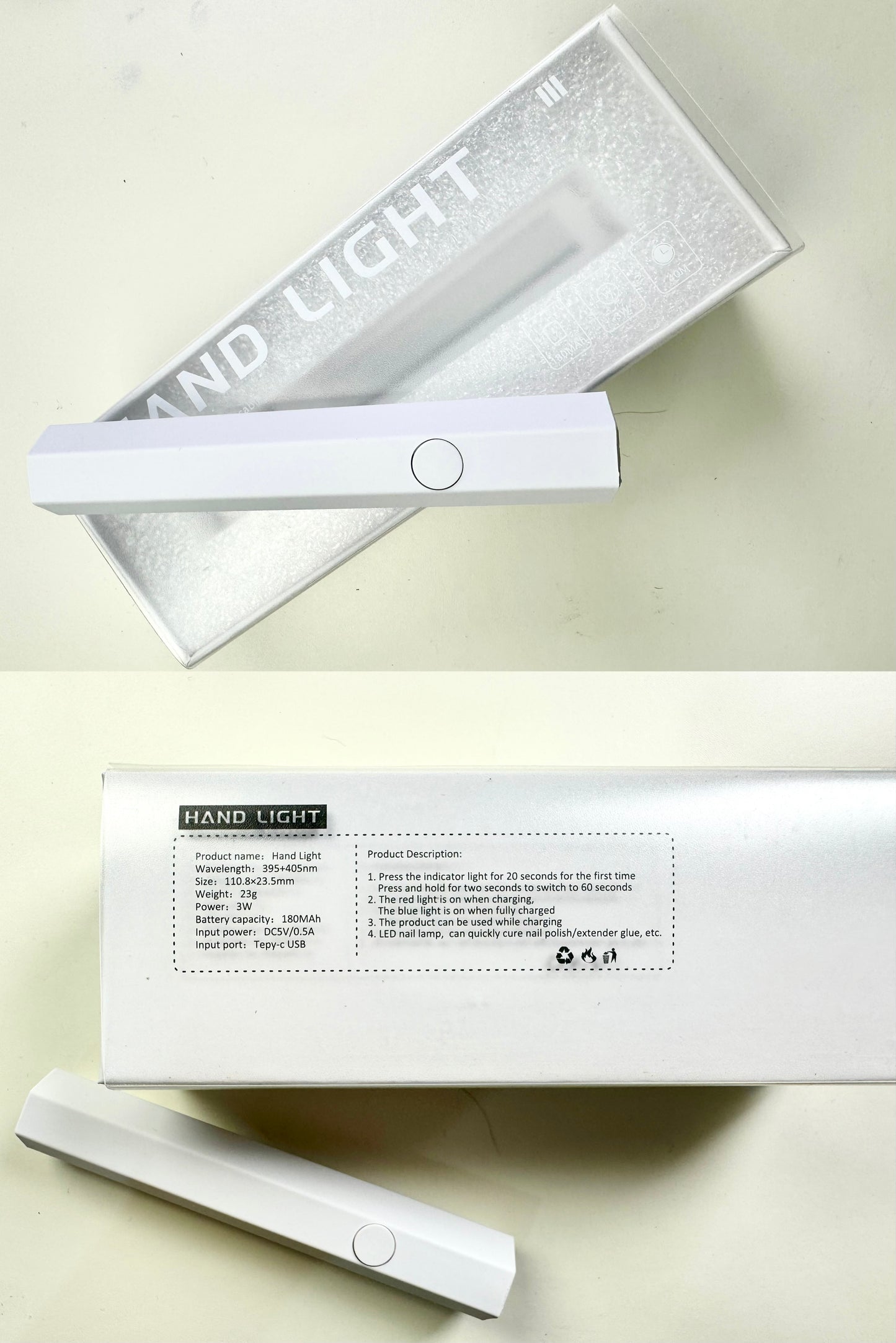 Press-on nail tools UV nail lamp/gel