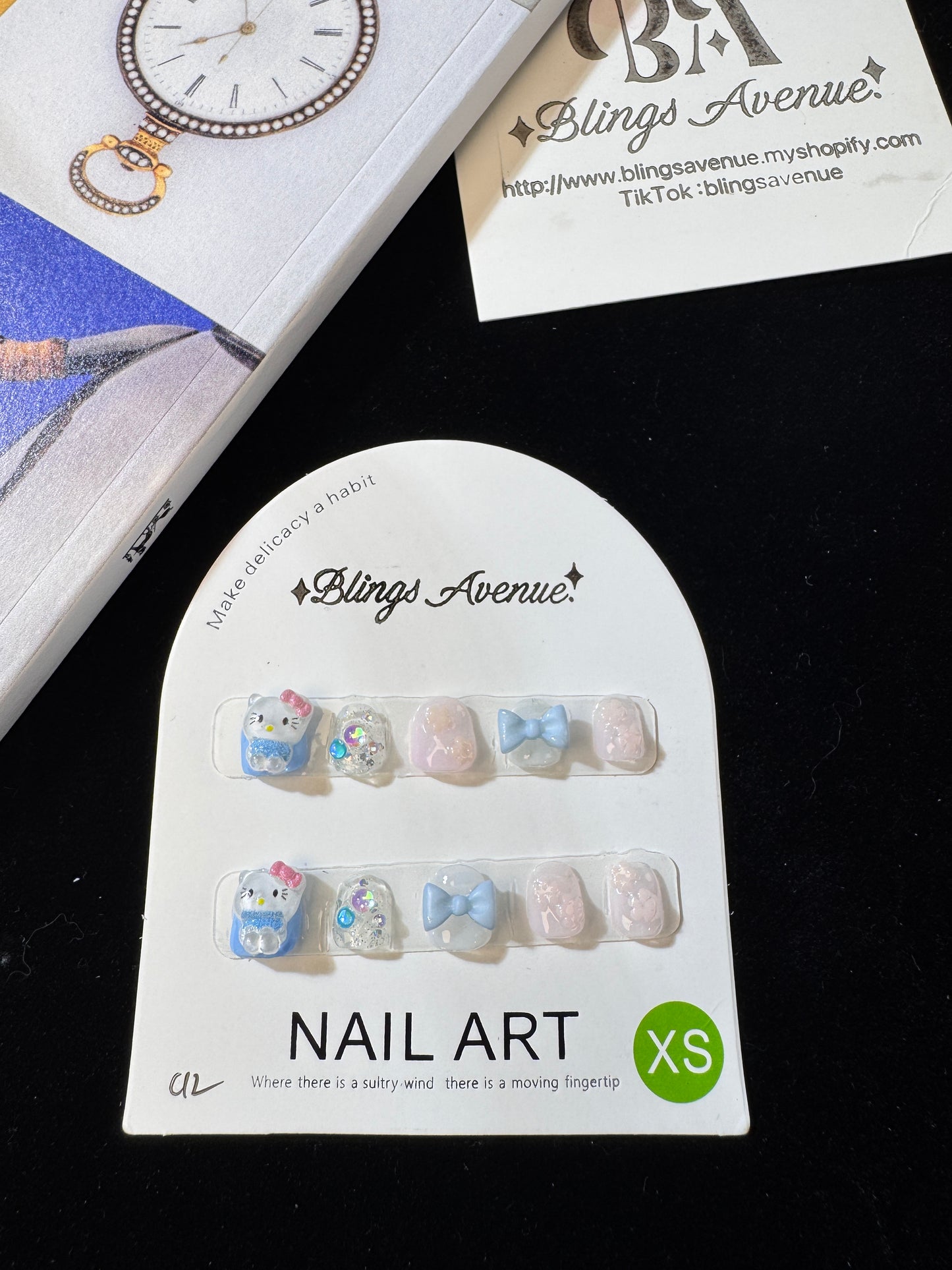 Removable press-on nails for children (Size Selection ) handmade nail patches