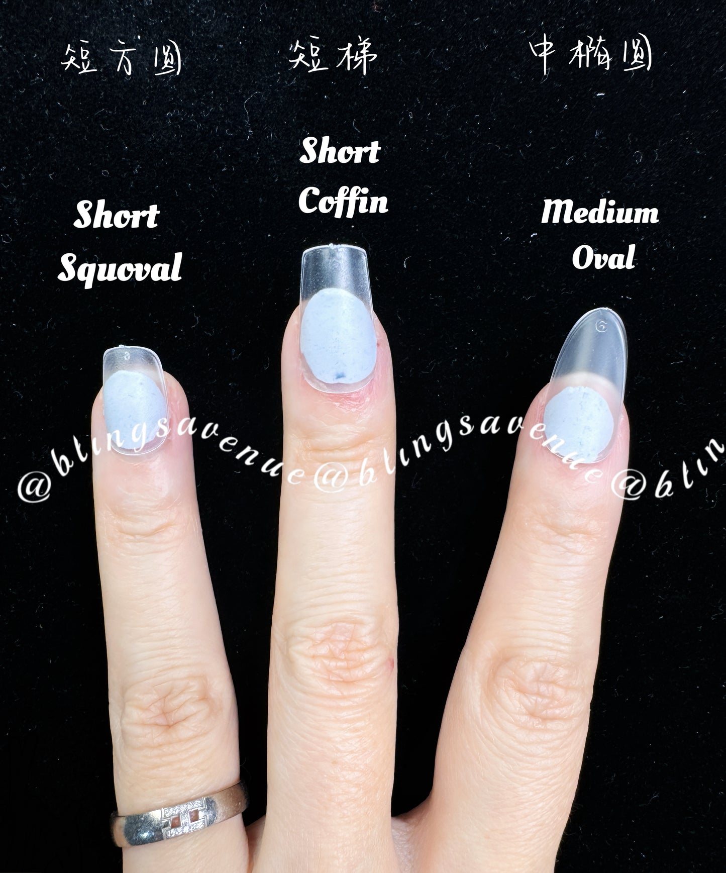 Flash silver press-on nails Customization Pre-order