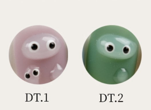 Cute eyes solid color press-on nails (Size Selection)