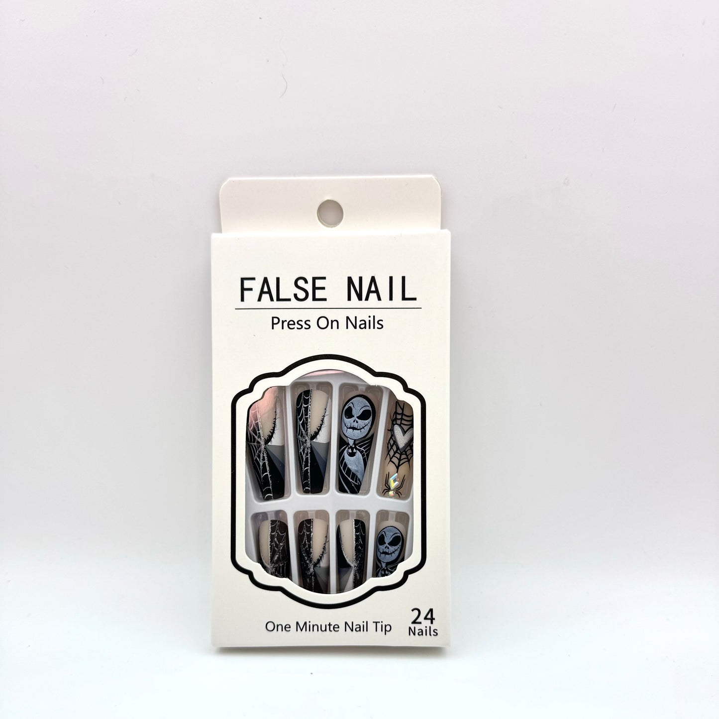 Halloween press-on nails long nails 24Pcs