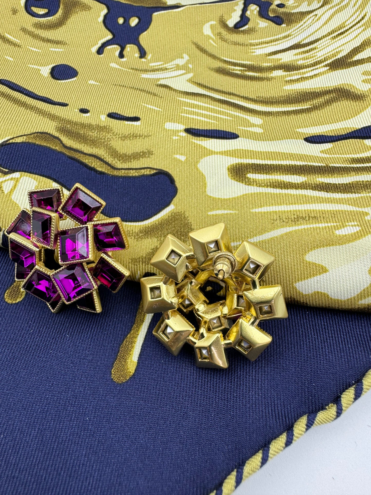 Rose Zircon Stud Earrings