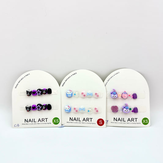 Removable press-on nails for children (Size Selection ) handmade nail patches