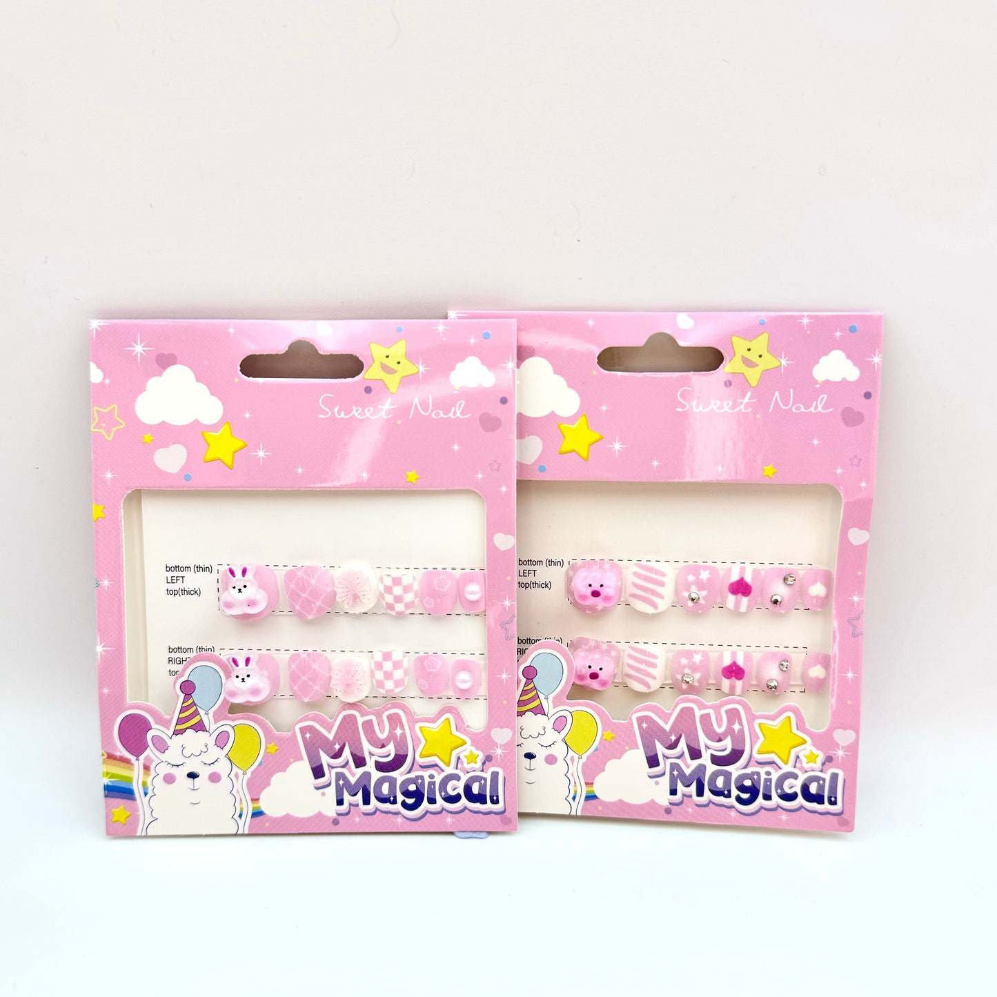 Children's 3D Cartoon Animal Press-on Nails