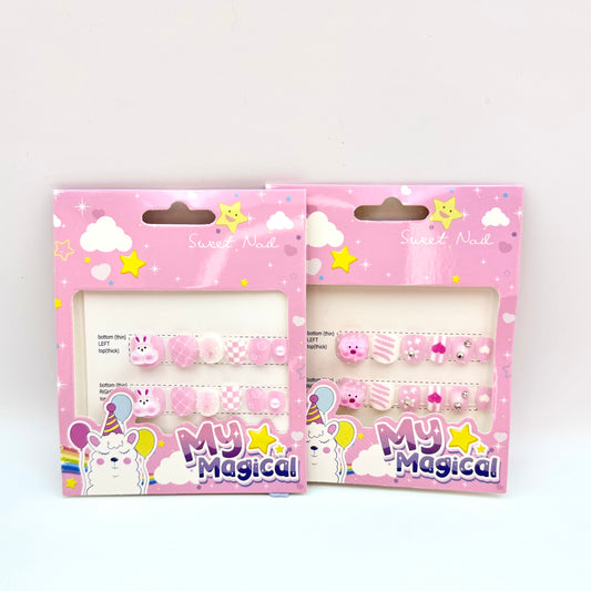 Children's 3D Cartoon Animal Press-on Nails