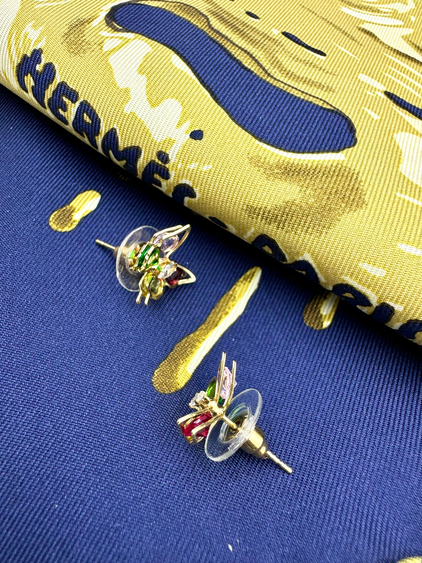 Butterfly Zircon Stud Earrings