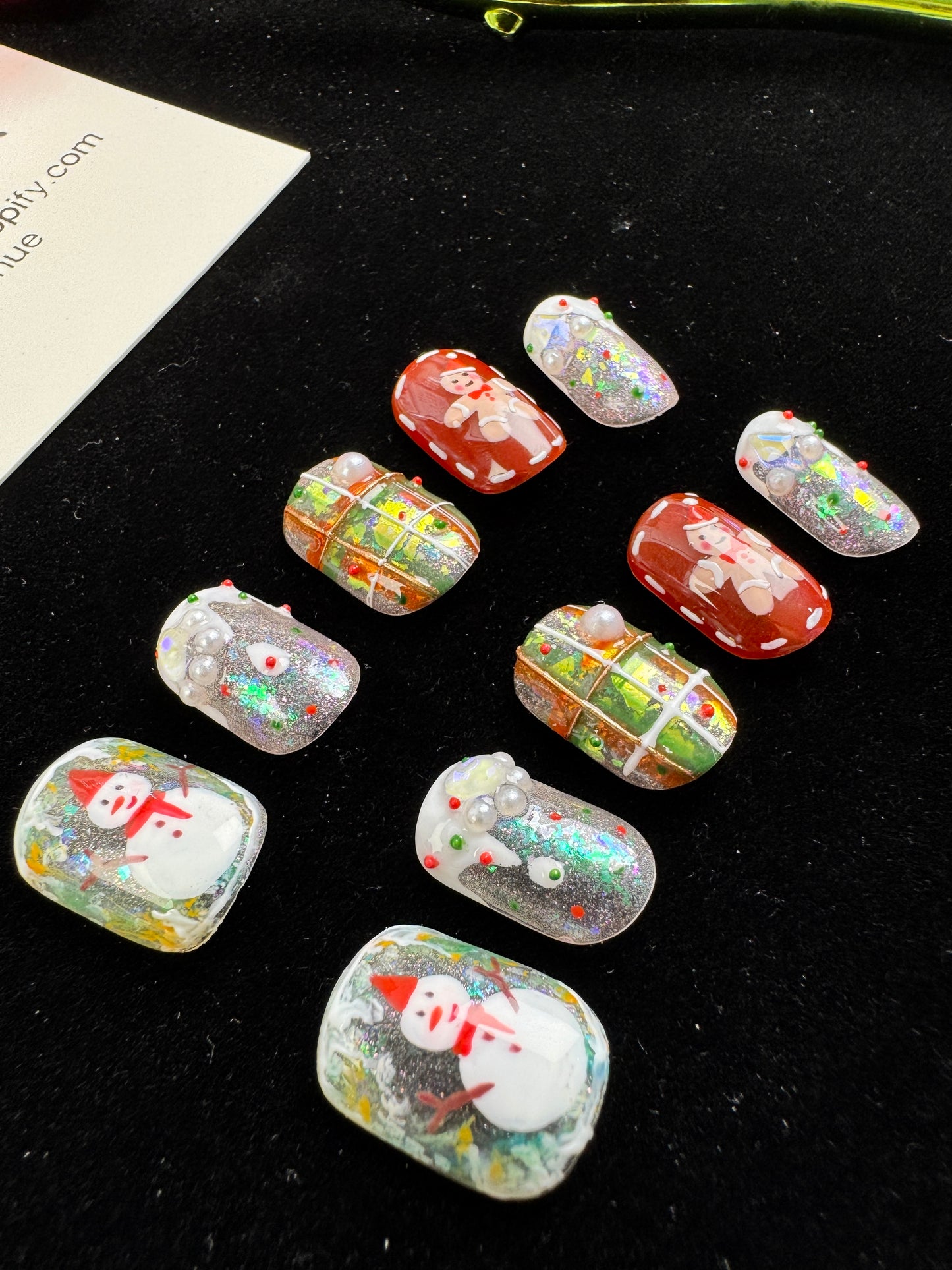 My Christmas Press-on Nails Customized Pre-order