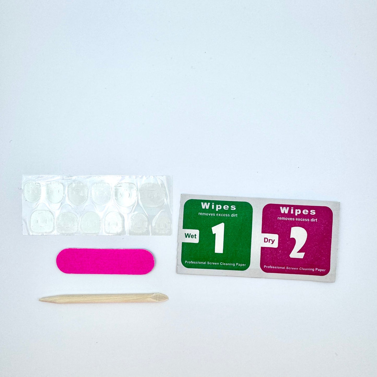 Press-on nail tools UV nail lamp/gel
