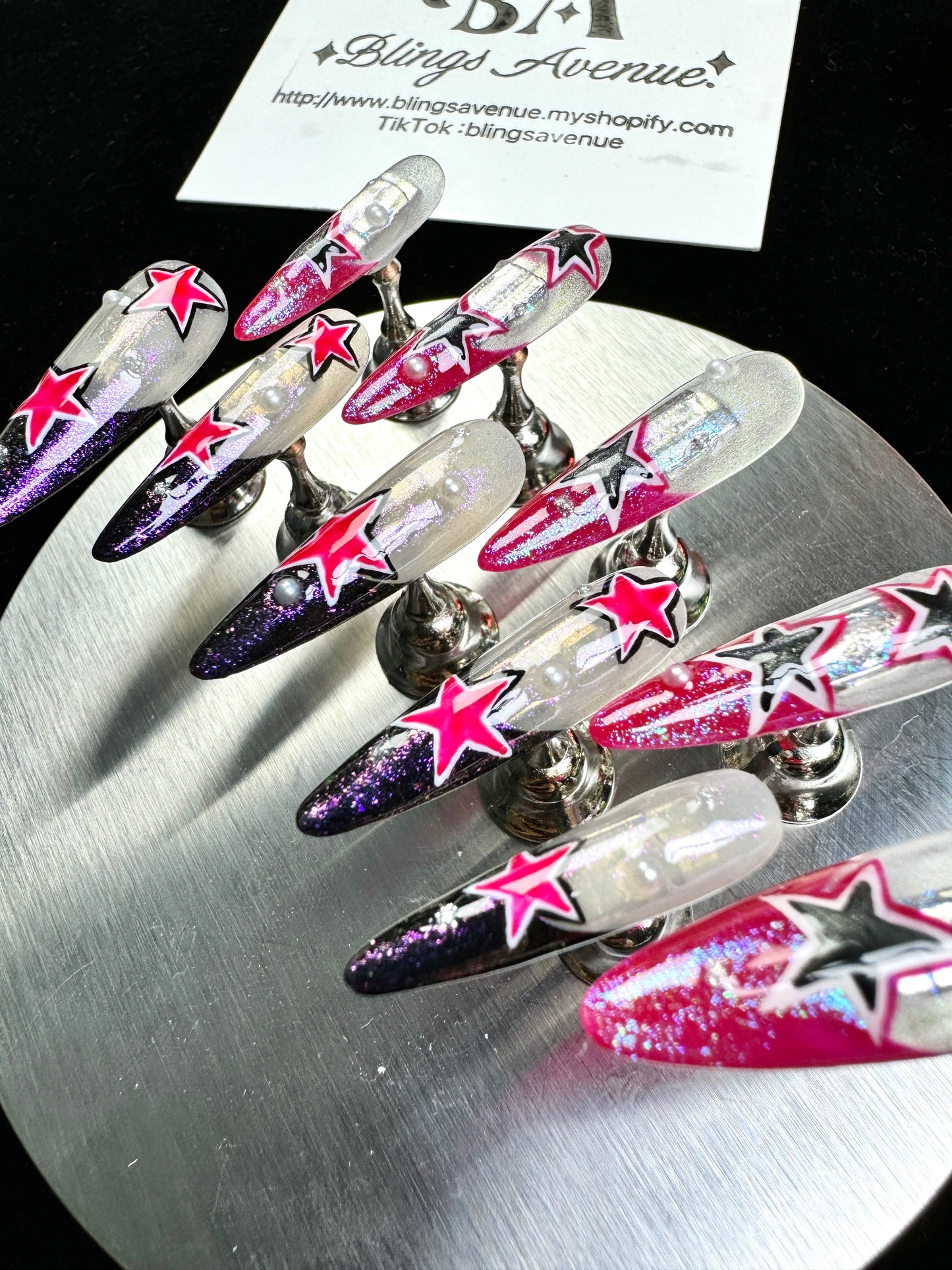 Pop Star  Press-on Nails Customization Pre-order