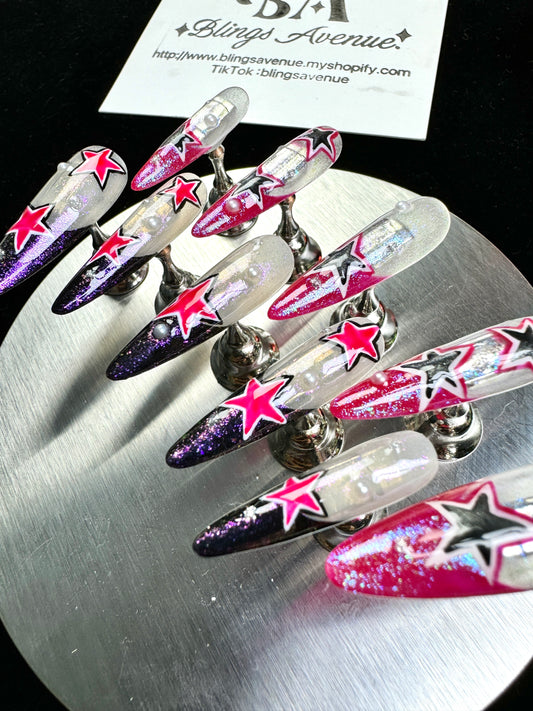 Pop Star  Press-on Nails Customization Pre-order