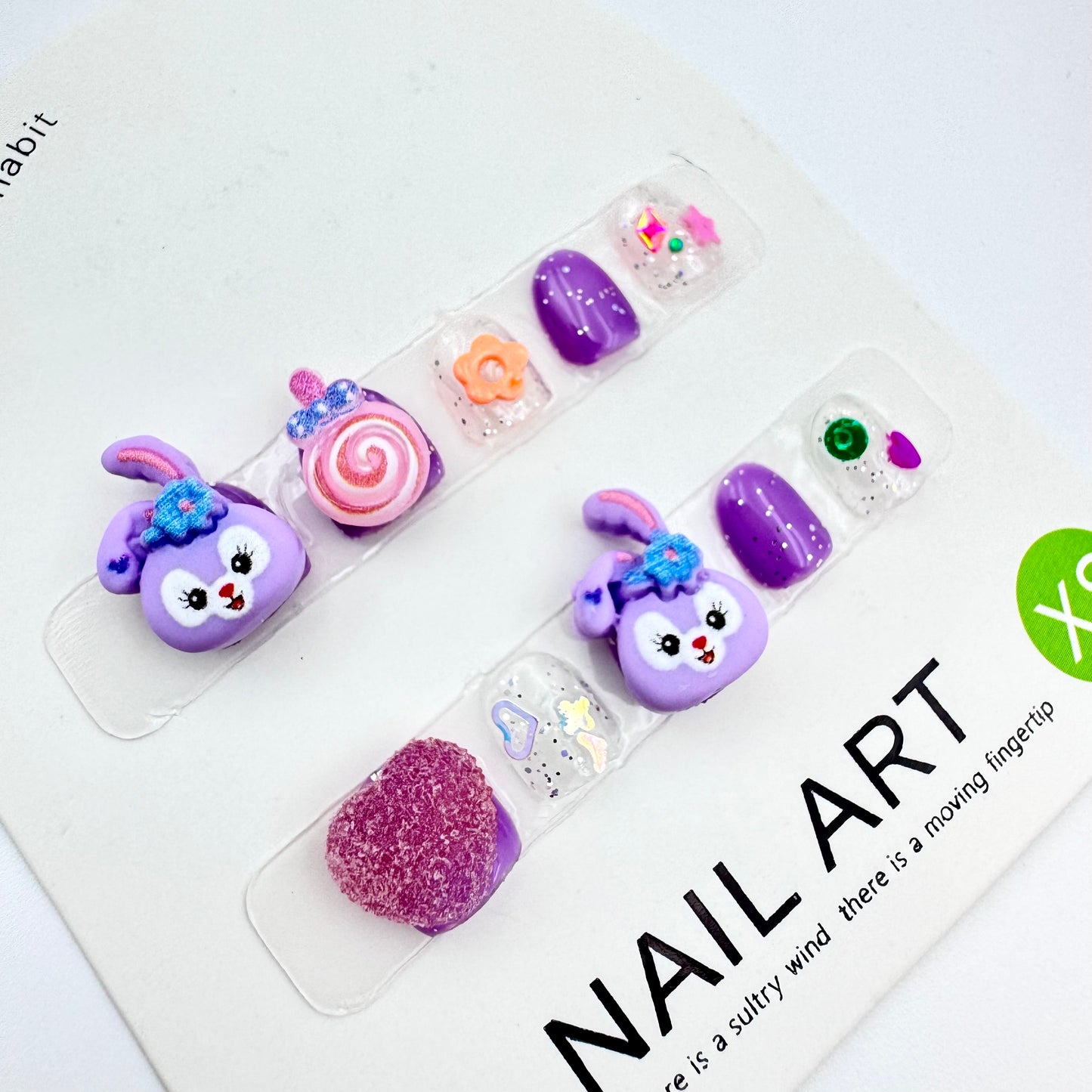 Removable press-on nails for children (Size Selection ) handmade nail patches
