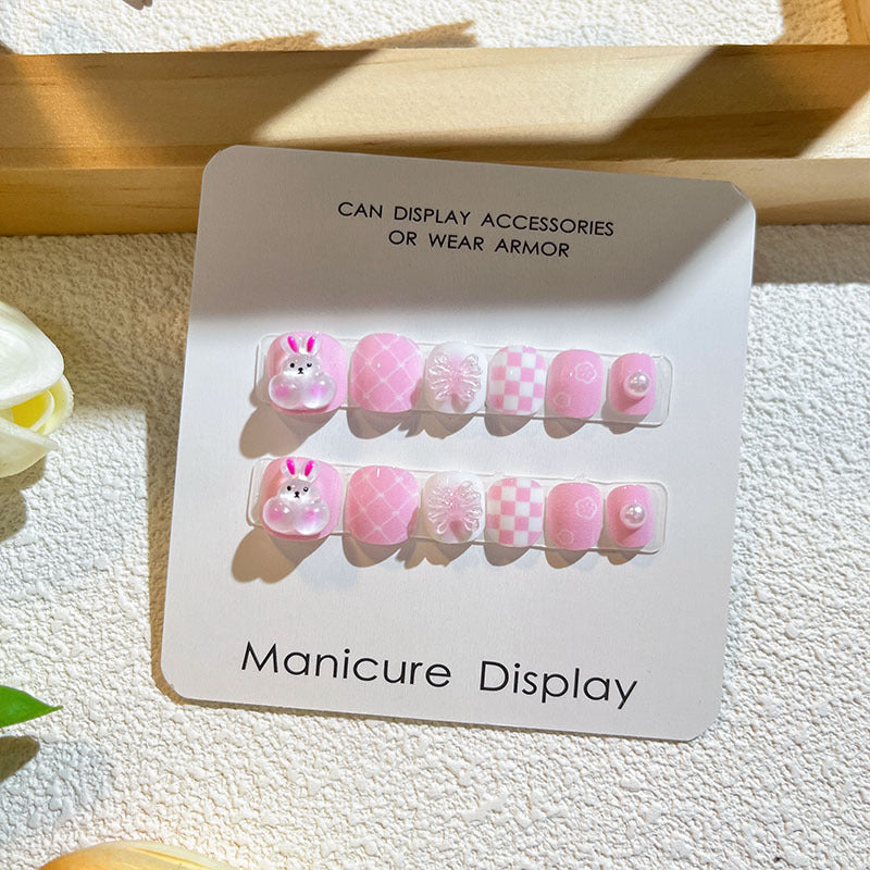 Children's 3D Cartoon Animal Press-on Nails