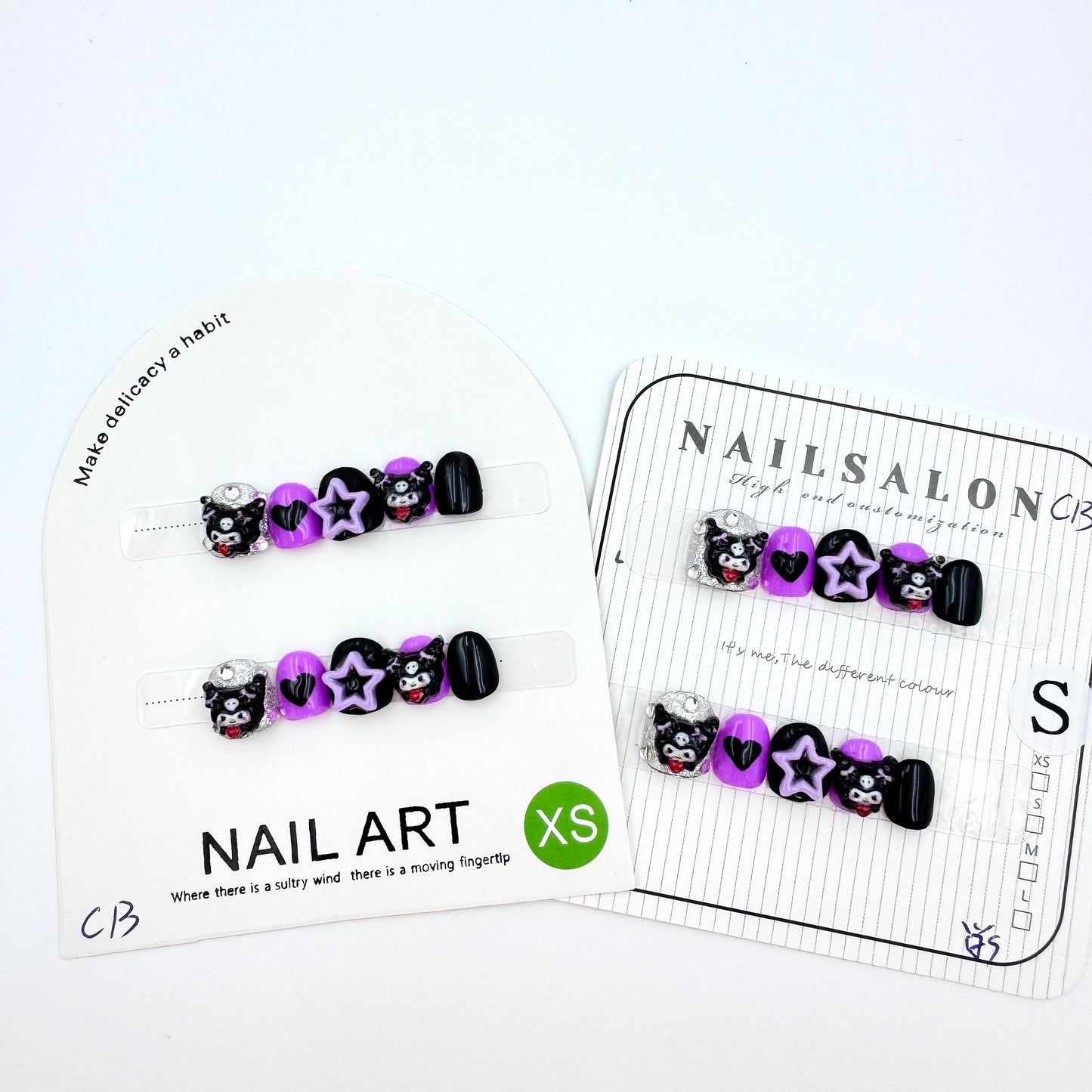 Removable press-on nails for children (Size Selection ) handmade nail patches