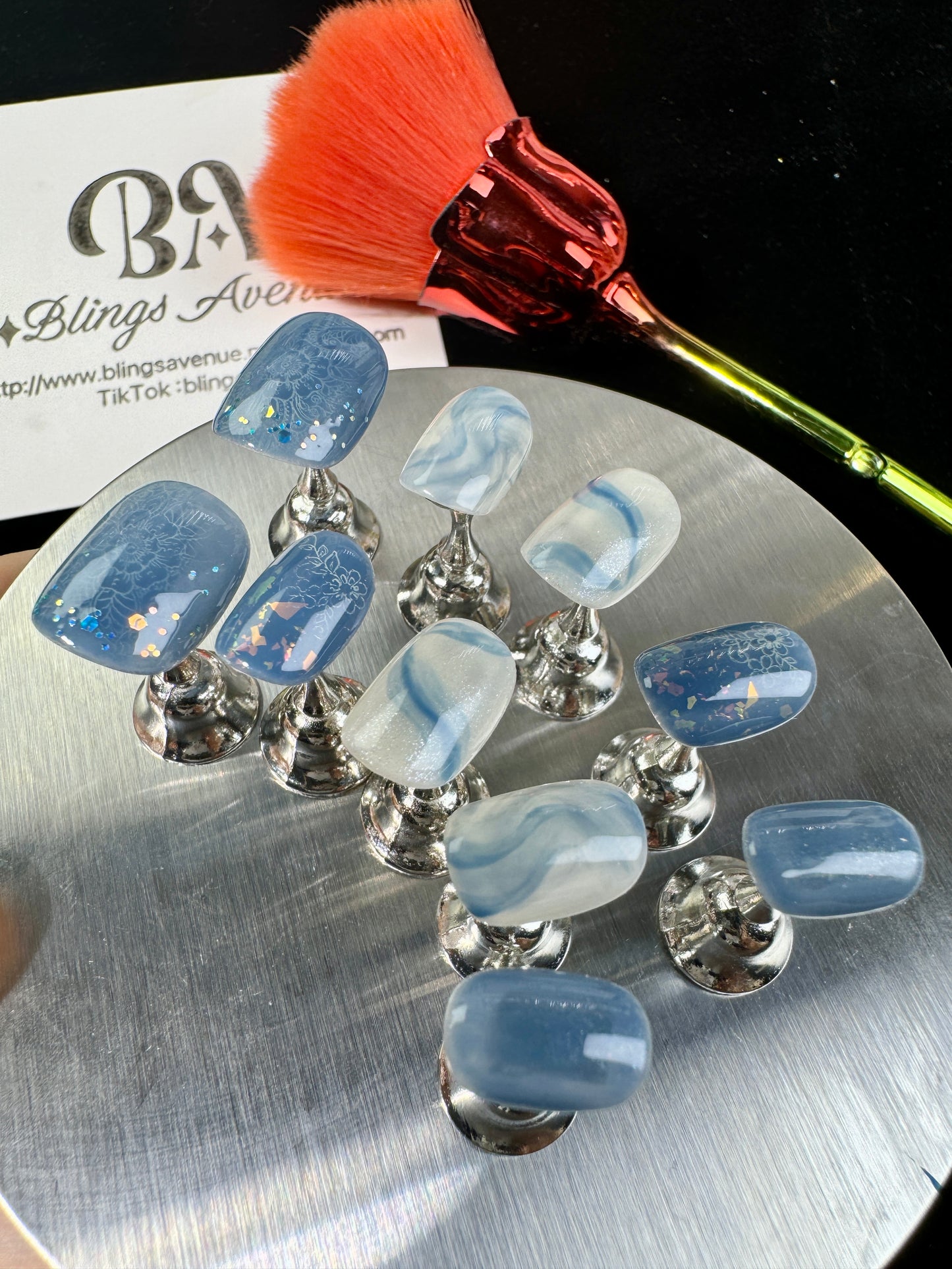Hidden Pattern Press-on Nails Customized Pre-order
