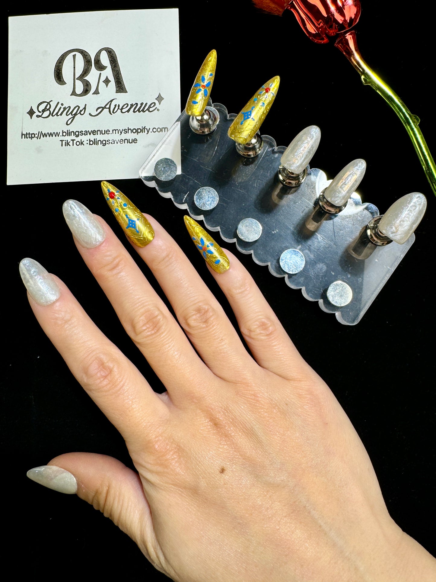 Retro Nails Guard  Press-on Nails Customized Pre-order