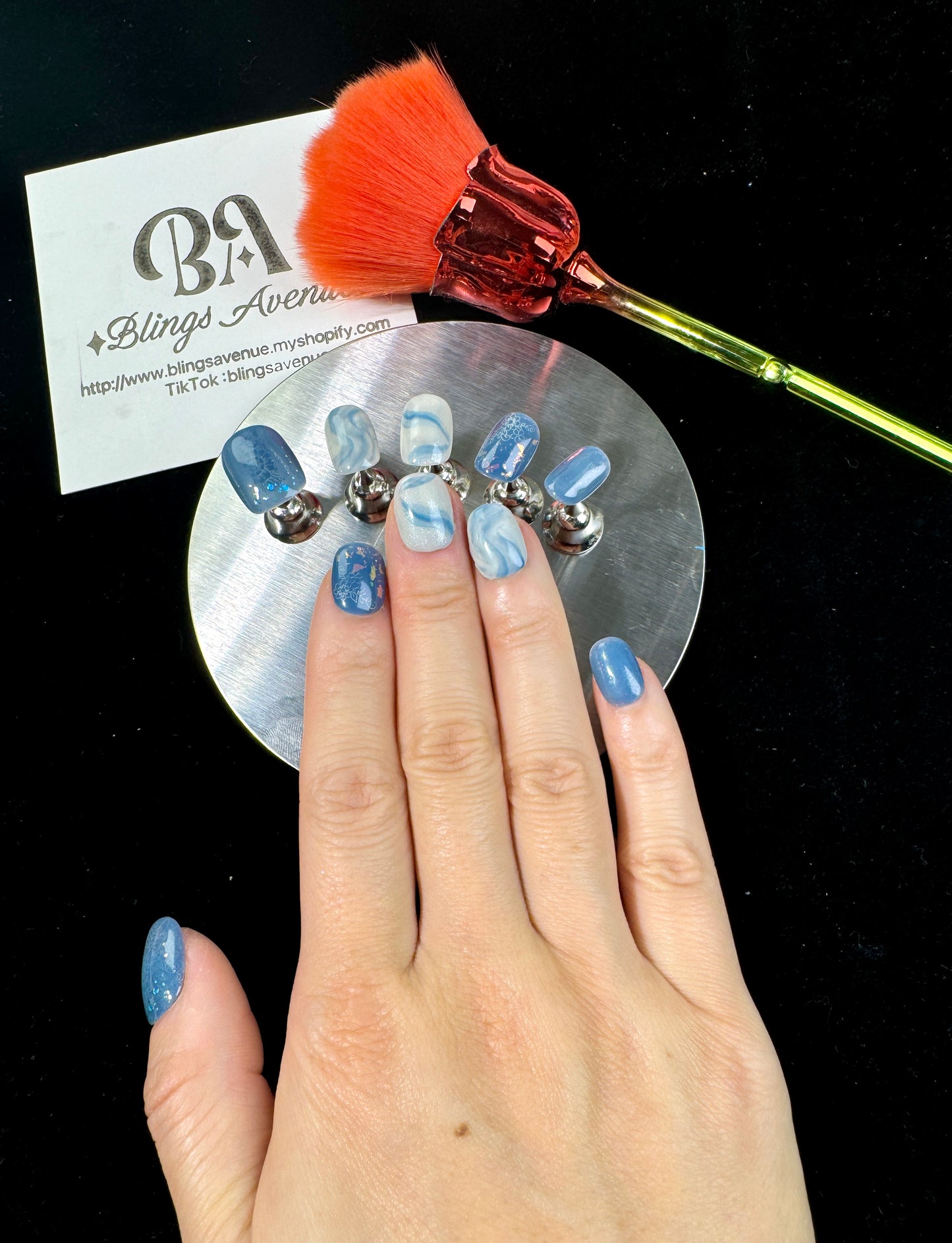 Hidden Pattern Press-on Nails Customized Pre-order