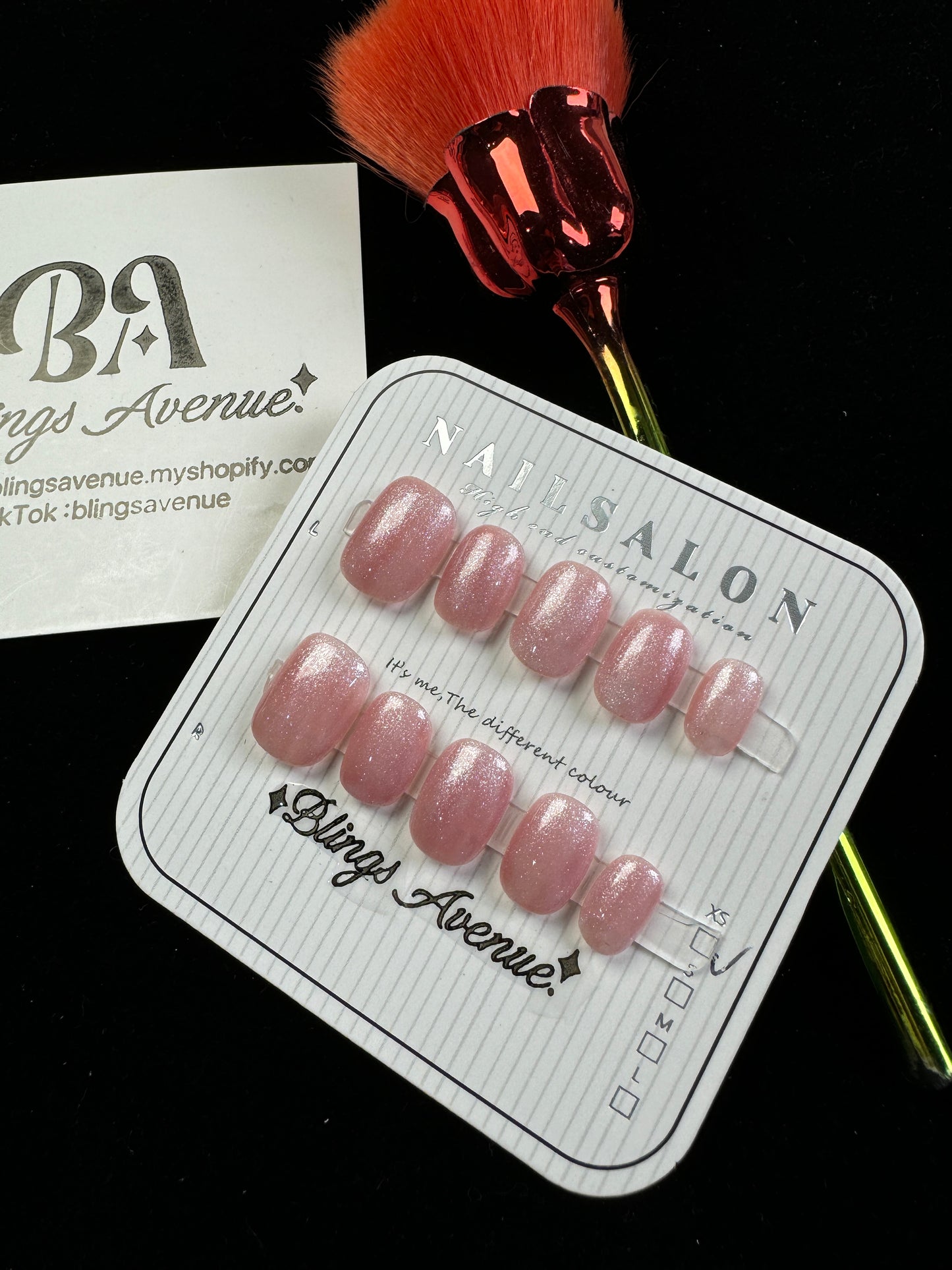 Sparkling Girl  Press-on Nails Customized Pre-order